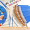 240 Pcs Small Paint Brush Bulk, Flat Fine Tip Artist Paint Brushes Set, Kids Classroom Acrylic Oil Watercolor Canvas Painting Crafts Paint Brushes for Body Face Nail Festival Parties